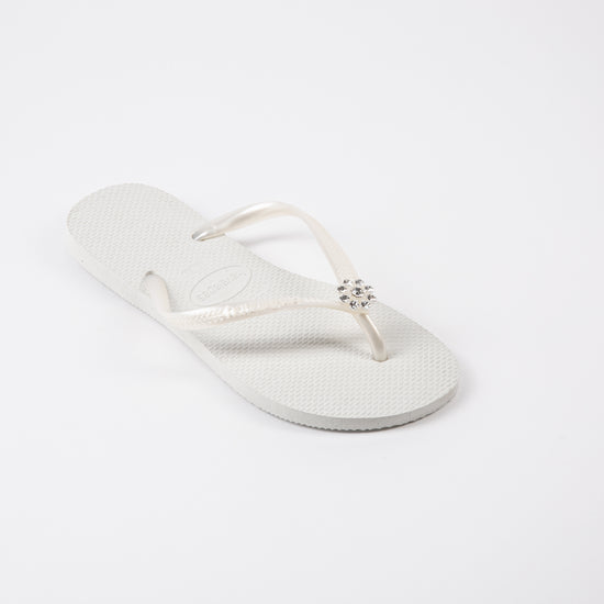 Skinny Crystal Clear Silver